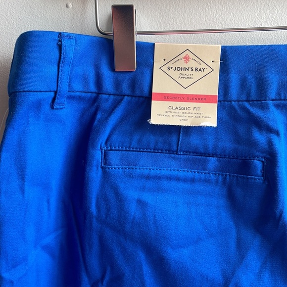 New Blue Capris from St. John’s Bay Size 16 - Picture 5 of 9